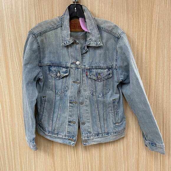 Levi's blue denim jean jacket size small - Picture 1 of 5